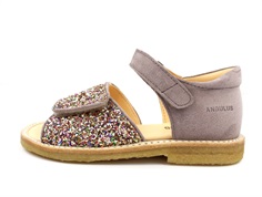 Angulus sandal lavendel/multi glitter
